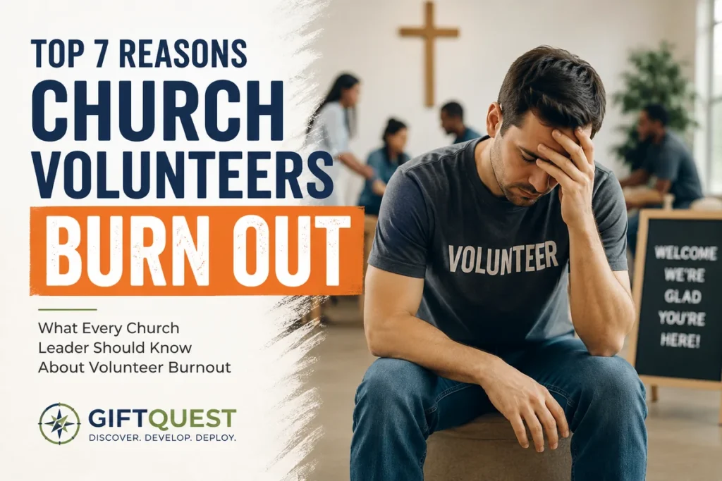 Church volunteers burn out when ministry roles do not match spiritual gifts, expectations are unclear, and support is missing.